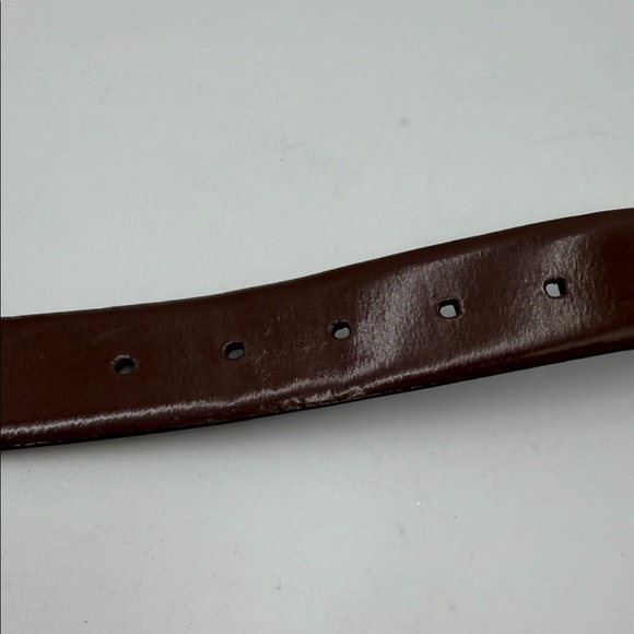Cole Haan Reversible Men's Classic Brown Leather Belt - Picture 6 of 8
